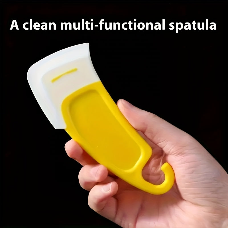 Multi Functional Silicone Soft Scraper, Multi-purpose Kitchen Scraper, Kitchen Cleaning Scraper, Suitable For Pot Bottom, Stove Range Hood, Degreasing Scraper, Baking Scraper, Cake And Cream Scraper, Kitchen Utensils, Kitchen Accessories