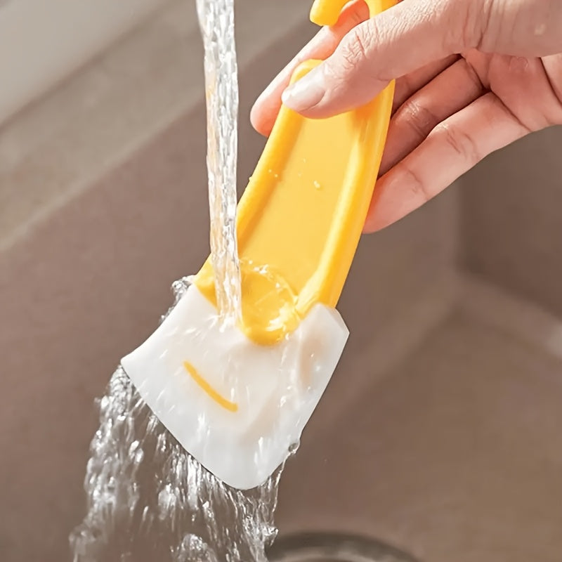 Multi Functional Silicone Soft Scraper, Multi-purpose Kitchen Scraper, Kitchen Cleaning Scraper, Suitable For Pot Bottom, Stove Range Hood, Degreasing Scraper, Baking Scraper, Cake And Cream Scraper, Kitchen Utensils, Kitchen Accessories