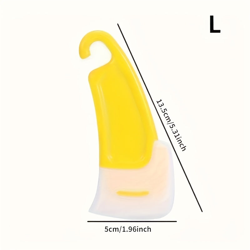 Multi Functional Silicone Soft Scraper, Multi-purpose Kitchen Scraper, Kitchen Cleaning Scraper, Suitable For Pot Bottom, Stove Range Hood, Degreasing Scraper, Baking Scraper, Cake And Cream Scraper, Kitchen Utensils, Kitchen Accessories