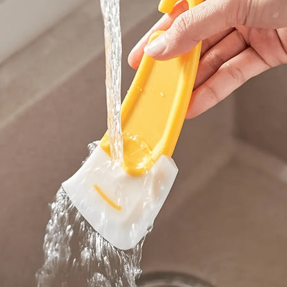 Multi Functional Silicone Soft Scraper, Multi-purpose Kitchen Scraper, Kitchen Cleaning Scraper, Suitable For Pot Bottom, Stove Range Hood, Degreasing Scraper, Baking Scraper, Cake And Cream Scraper, Kitchen Utensils, Kitchen Accessories